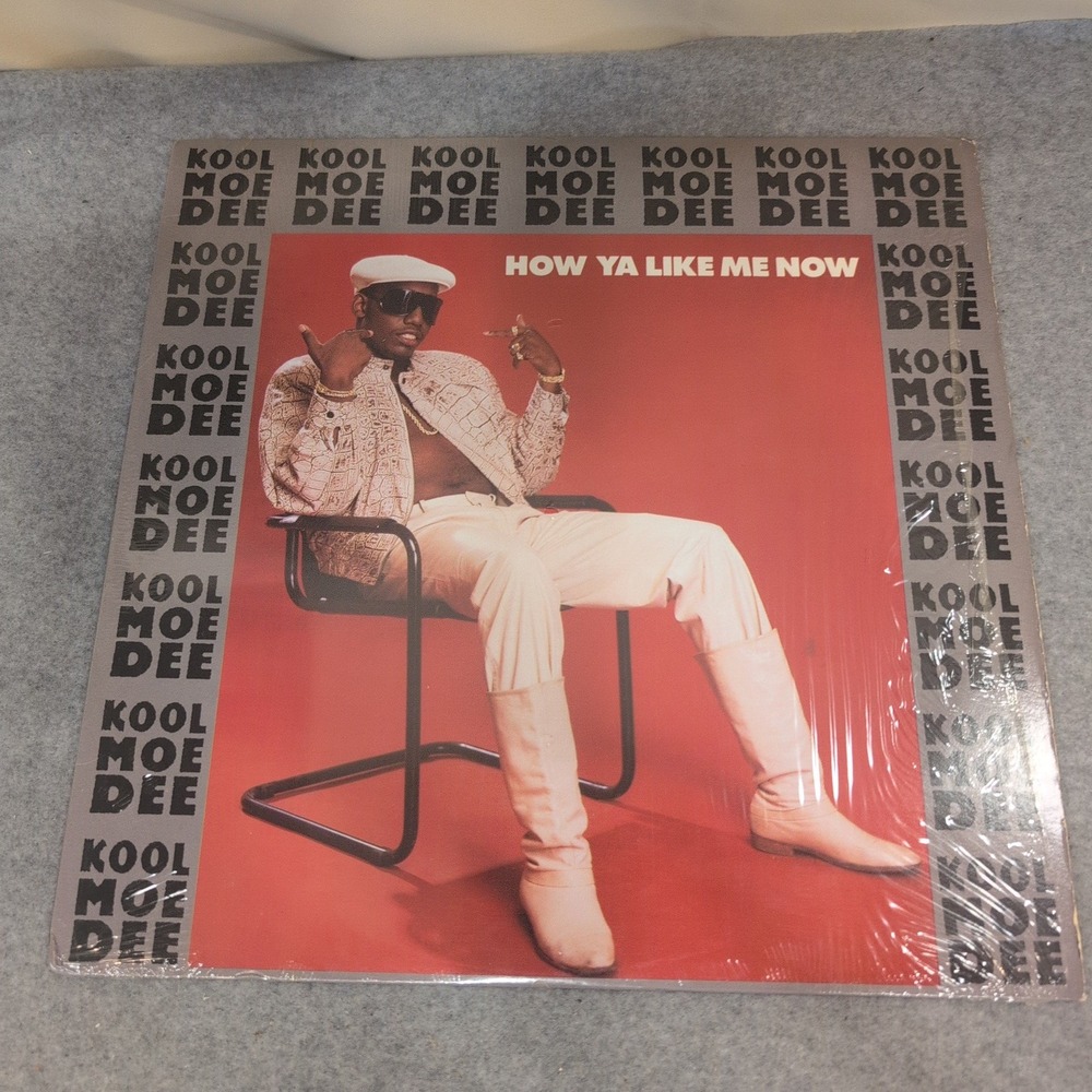 Kool Moe Dee How Ya Like Me Now 12 Vinyl Single 1987 Jive Rooftop 1073-1-JD VG